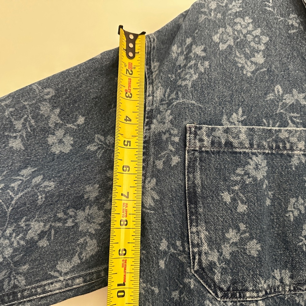 Rag & Bone Printed Denim Shirt Jacket - Picture 10 of 13